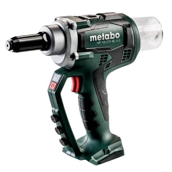 Akumulatorski pistolj za pop nitne NP 18 LTX BL 5.0 Solo Metabo.jpg