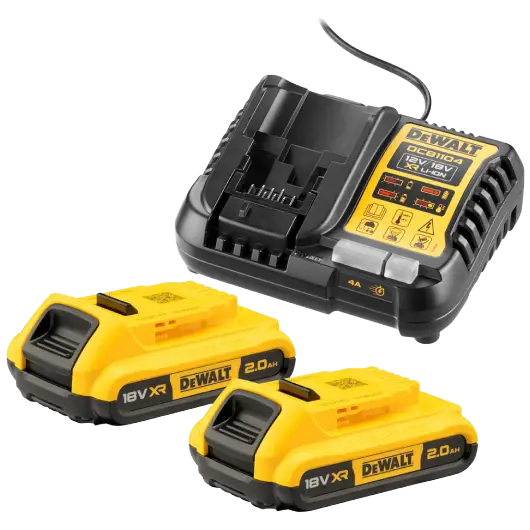 DeWalt DCB1104D2 pocetni set 2x 18V XR 2.0Ah baterije DCB1104 punjac.webp