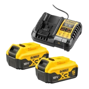 DeWalt DCB1104P2 QW set 2x 18V XR 5.0Ah baterije punjac.webp
