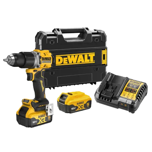 DeWalt DCD805P2T 18V XR Brushless udarna busilica odvijac set 2x 5.0Ah punjac TSTAK.webp