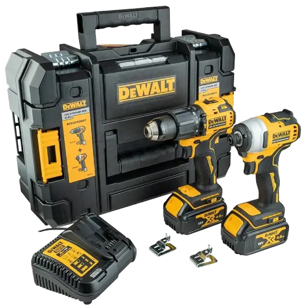 DeWalt DCK2062M2T QW XR set 18V sa DCD709 i DCF809 2x4.0Ah.webp