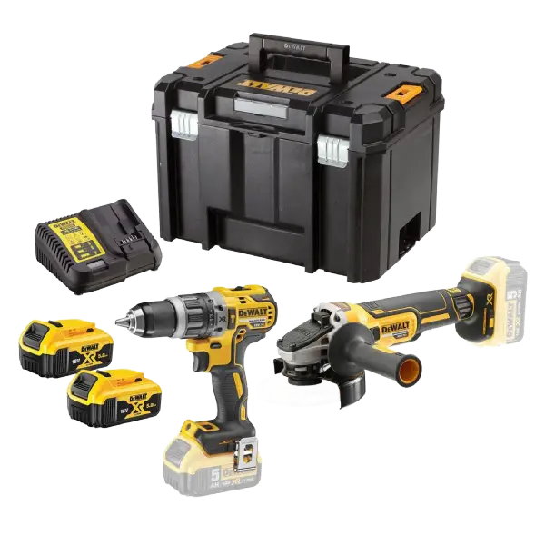 DeWalt DCK2080P2T QW XR set 18V DCD796 DCG405 2x5.0Ah.webp