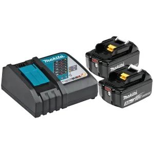 Makita Set 2 x BL1830B akumulator 18V 30Ah LXT punjac DC18RC.webp