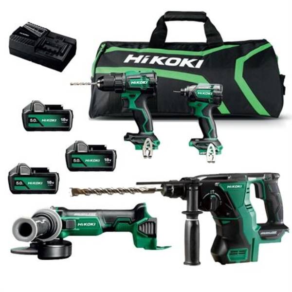 Set akumulatorskih alata DS18D G1813D DH1826DA WH18D 3 x 50Ah akumulator punjac i torba za alat KC18DE WHZ Hikoki.jpg